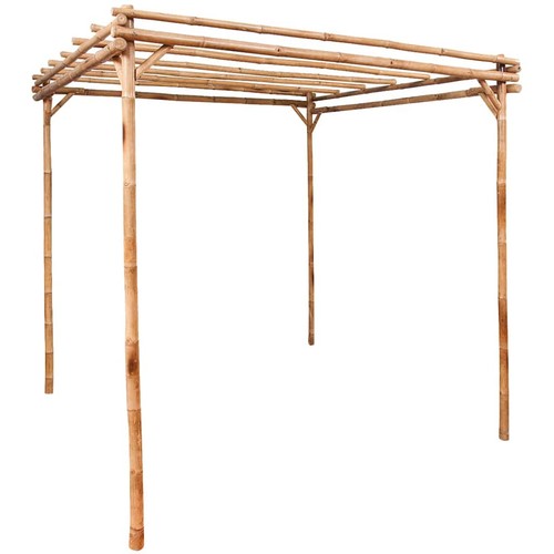Pergola bambou 170x170x220 - pergola,