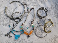 Lot Bijoux Ethniques Argent