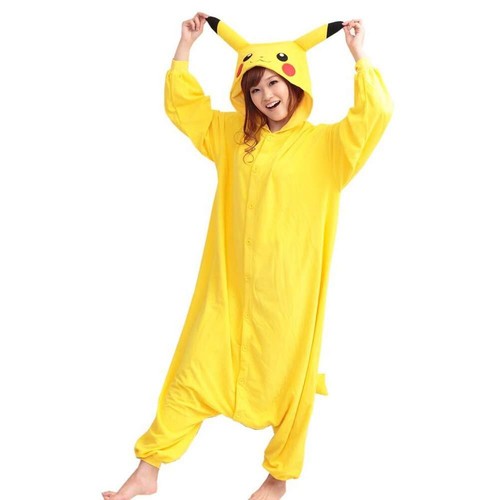 Kigurumi pikachu fleece - fleece, taille