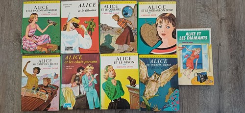 Alice lot 9 livres - alice,