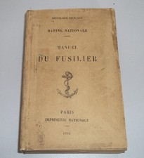 Manuel du Fusilier, Marine Nationale, ill. Fusil mitrailleur Canon de 37 mm 1929