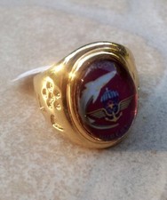 GROSSE BAGUE CHEVALIERE METAL