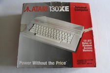 Micro Ordinateur ATARI 130XE 130 XE fonctionnel - Boite, cales & notice .