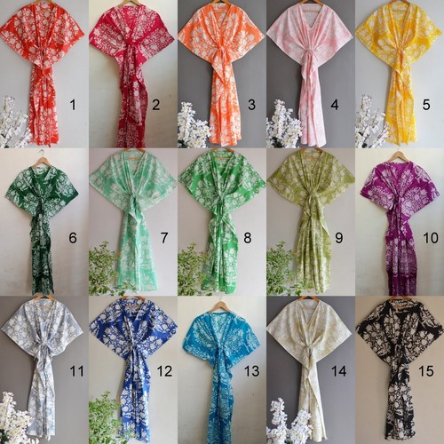 Coton kimono caftans - coton, robe