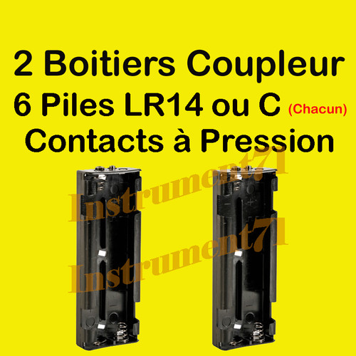 Boitiers coupleur pour 6 - 2,