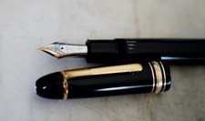 ANCIEN STYLO PLUME MONTBLANC MEISTERSTUCK 149 - PLUME OR MASSIF DEUX TONS 14 C