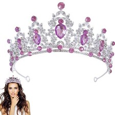 Tiara Cristal Couronne 1 Pcs