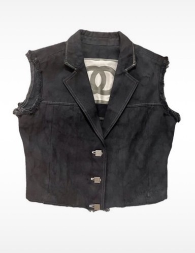 Veste jean chanel - jean, vintage