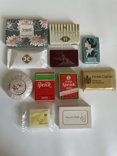 Lot savons hôteliers vintage - lot,