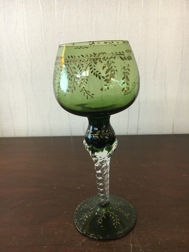 Verre couleur vert - , en