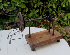 Très Belle Ancienne Machine Enrouleur Laine Manivelle Ancien Objet Métier