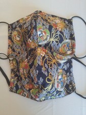 LOT DE 2  MASQUES EN TISSU 100% COTON REUTILISABLE