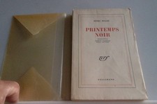 Henry MILLER PRINTEMPS NOIR Gallimard Nrf 1946