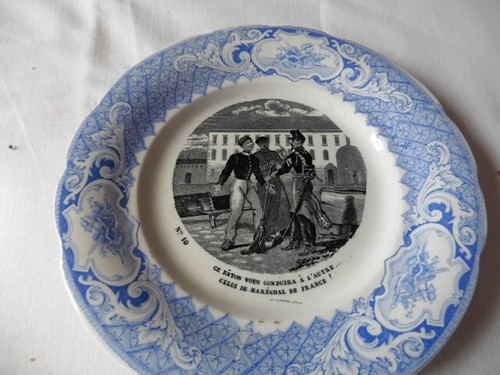 Ancienne assiette dessert - a,