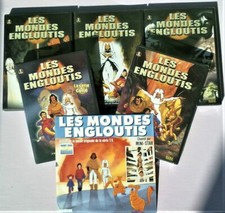 Lot série TV Les mondes engloutis : 5 DVD + 45 tours TBE