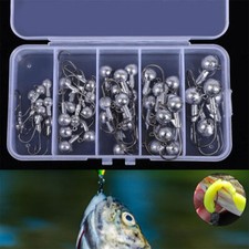 45 hameçons à tête plombée pour pêche au drop shot, leurre souple shad, Minno J1