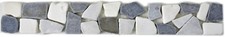 Bordure marbre pierre ciot gris blanc noir cuisine bain Bor-WG0102_f | 10 pièces