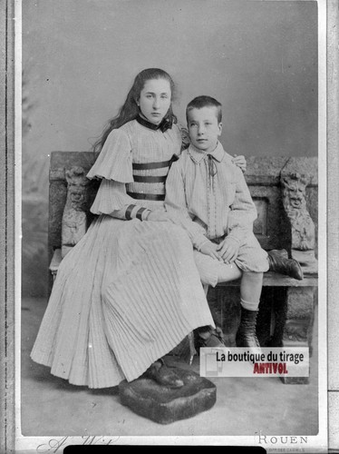 Portrait deux enfants - de,