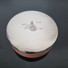 CHRISTOFLE Rare Boite 2018 Métal Argenté Calligraphie