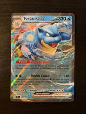 Carte Pokémon Tortank EX 030/142 SCR Couronne Stellaire FR NEUF