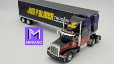 CAMION AMERICAIN N°76 PETERBILT 377 A/E FOURGON JIM PALMER 1999 IXO ALTAYA 1/43