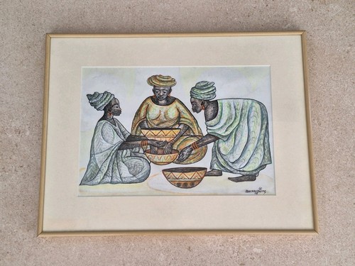 Peinture ancienne scène - peinture,