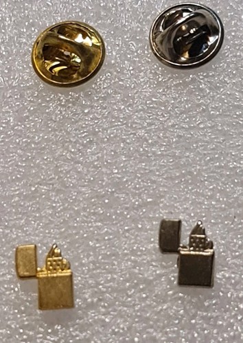 Pin zippo doré et 1 - et,