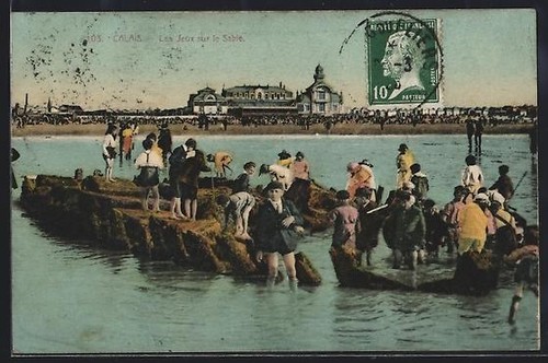 Cpa calais les jeux sur - calais,,