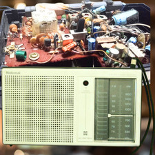 Radio à transistor AM/FM vintage Panasonic National RF-536 Japon...