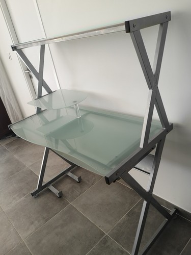 Bureau multimédia verre - bureau,