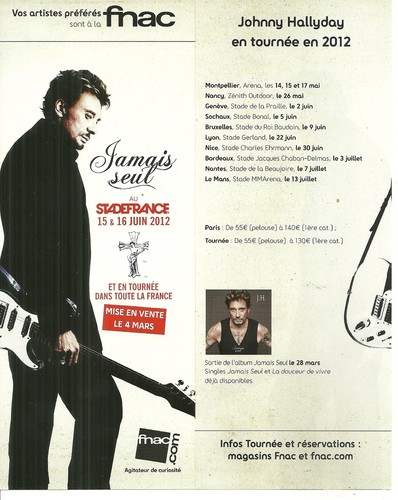 Flyer plv johnny hallyday en - plv,
