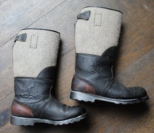 Bottes hiver Grand froid Ardennes allemand casque veste DDR Est à identifier