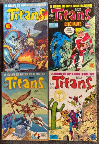 Lot comics titans n 58 - -,