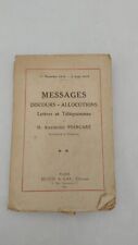 Messages Discours - Allocutions Lettres et Télégrammes / 1920