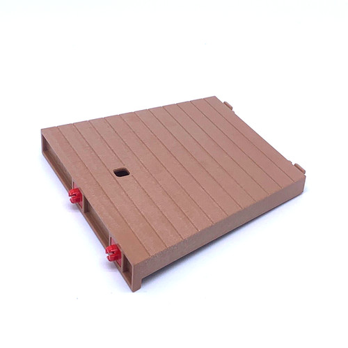 Playmobil foret mur marron - playmobil,