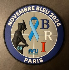 ÉCUSSON PATCH BRI 36 PRÉFECTURE DE POLICE NOVEMBER 2024 SUR SCRATCH