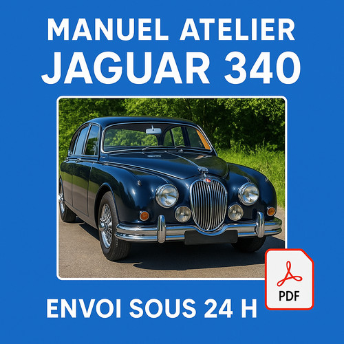 Manuel atelier jaguar 340 - atelier,