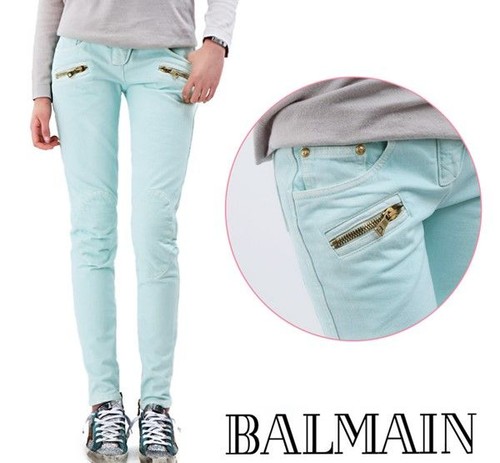 Balmain jean mint - mint, fermeture