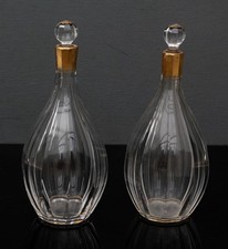 2 jolis flacons carafons en