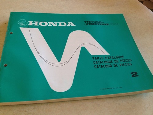 Honda part list trx350 - honda,