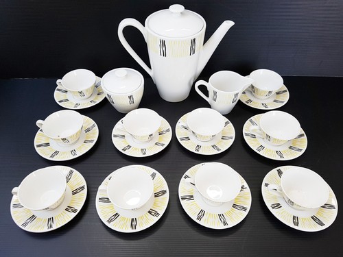Service cafe tasses 1950 - tasses,
