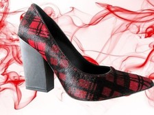 Escarpins Bata 37 rouge/noir