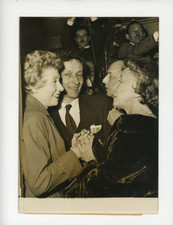 Patachou, Madeleine Renaud et Jean-Louis Barrault à Paris  Vintage silver print