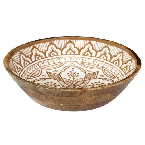 Saladier bois dune 28cm - en, "dune"