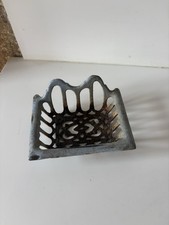 ANCIEN PORTE SAVON MURAL FONTE EMAILLEE ANCIEN DECO RÉTRO VINTAGE ATELIER 2