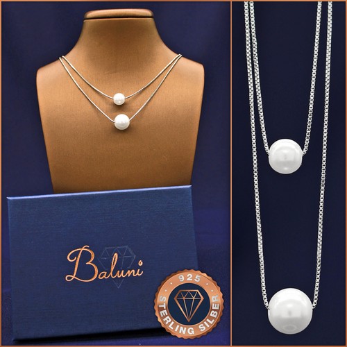 Pearl double necklace chain - double,