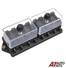 Fusible Boite 8 Voie 12v 24v Voiture Moto Quad Camion Utilitaire SUV Universel