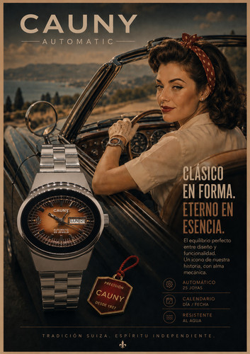 Montre vintage cauny prima - montre,