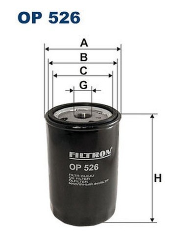 Filtron 526 huile pour - filtron,
