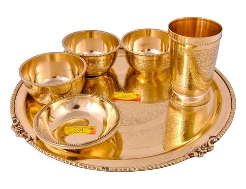 Pure brass thali - set, dinner